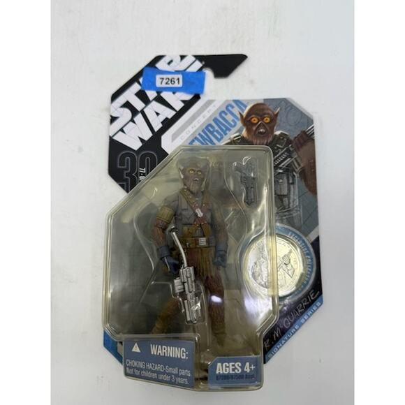 NEW Hasbro Star Wars 30th Anniversary Mcquarrie Concept Chewbacca Action Figure - Picture 2 of 7